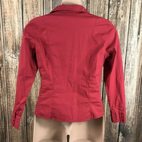 St. John's Bay Stretch Button Down Collared Shirt - Picture 2 of 4